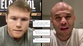 Ali Abdelaziz sends MESSAGE to Canelo Alvarez for not boxing Kamaru Usman , Canelo Alveraz RESPONDS