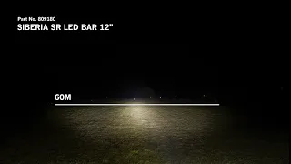 SIBERIA DR LED BAR 12" LIGHTING BEAM PATTERN