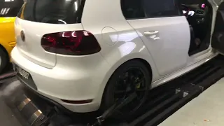 VW Golf MK6 Gti Stage 3+ dyno run. K06 Hybrid Turbo with water methanol