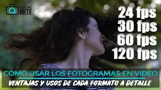 TODO SOBRE FRAME RATE (FPS) - COMO USAR LOS FOTOGRAMAS EN VIDEO VENTAJAS Y DESVENTAJAS