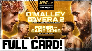 UFC 299 Predictions O'Malley vs Vera 2 Full Card Betting Breakdown