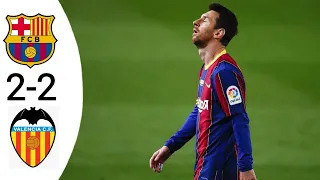 Barcelona vs Valencia 2-2 La-Liga-2020 All Goals & Extended highlights HD