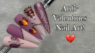 Anti Valentines Nail Art! | Kirtsy Meakin | Nail Sugar