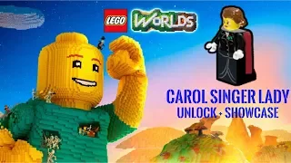 LEGO® Worlds - Carol Singer Lady - Unlock + Showcase (Cristmas Special)