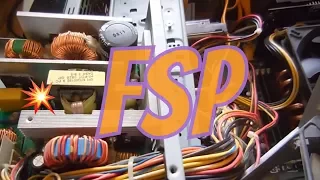 ОБЗОР, ПРОВЕРКА и ремонт блока питания FSP600-80TBN. ⚡ fsp group с PSP PROFI 80 Lvl - 2017 NEW ⚡