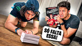 COMPLETEI UM ÁLBUM DE FIGURINHAS DO ENALDINHO SÓ BATENDO BAFO!