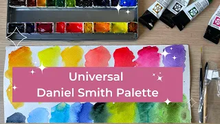 My Universal Daniel Smith Watercolor Palette 2023-2024