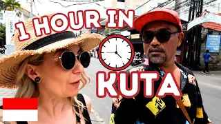 Is Kuta Bali still cheap 2024? ONE HOUR IN KUTA BALI VLOG