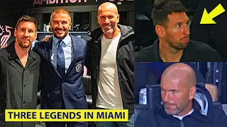 Messi, Zidane and Beckham Reactions To Inter Miami vs Houston Dynamo in Final