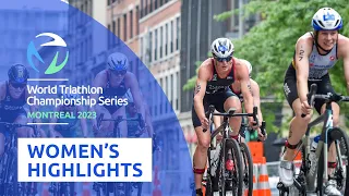 2023 World Triathlon Championship Series Montreal: Elite Women's Highlights