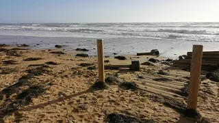 Le vent souffle à Erdeven, Kerhilio plage - 21 octobre 2021