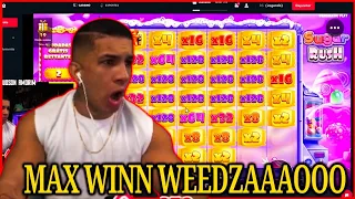 INACREDITÁVEL!! ELE PEGOU VÁRIOS 128x E 30 RODADAS NO SUGAR RUSH ! MAX WINNNNN!!? ‹ Hudson Amorim ›