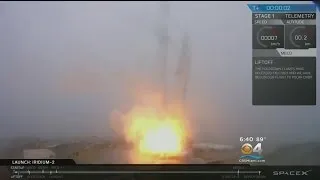 SpaceX Launches Rocket In California