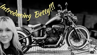 Introducing Betty  - The Honda Shadow VT600 Bobber