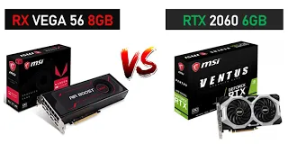 RTX 2060 6GB vs VEGA 56 8GB - i5 9600K - Gaming Comparisions