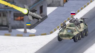 BTR-60 BULLIED BY UKRANIAN S.O.F NEAR KHARKIV - Hunting Russian TANKS with RPG-7 | arma 3