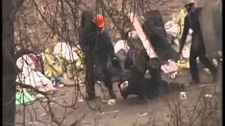 20.02.2014 Киев, ул.Институтская. Shooting to people in Kiev