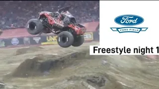 Monster jam freestyle Detroit,MI 2024