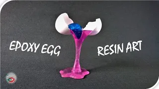 CRACK AN EPOXY EGG/ RESIN ART