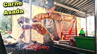 EXTREME TACOS - Street Carne Asada - Mexican Street Food