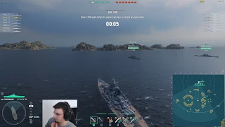 World of Warships - Taking down Smolensk in a BB