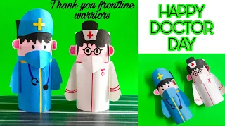 doctor's day craft ideas | doctors day easy kids craft | corona warriors | doctors day gofts ideas