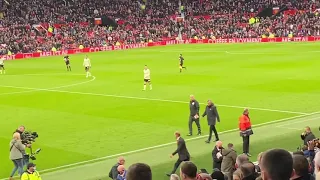 Ole Gunnar Solskjaer & his Man United players booed off the pitch at half time against Liverpool