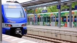 Bahnhof Deisenhofen in Bayern mit S-Bahn Werbezug!!