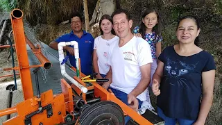 Mallas, campesino las fabrica en la montaña.