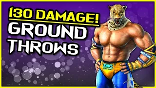 130 DAMAGE! | How To Use King's INCREDIBLE Ground Throws | Tekken 7 King Guide