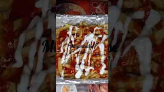 Pizza fries || Street Food Pizza Fries || Cheese Loaded Fries #shorts#viral