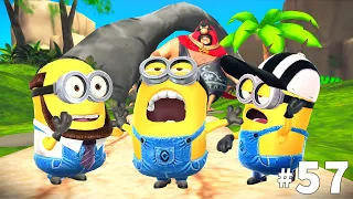 Minion rush Dave minion Grandpa minion and Referee minion at Volcano Island | LEVEL 295-297 Ep 57