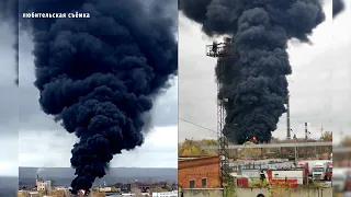 В Новочебоксарске произошел крупный пожар