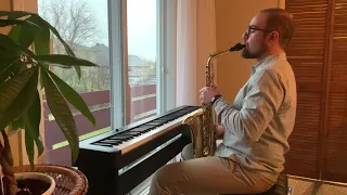 Adeish kan fi nas - قديش كان في ناس  🎶 saxophone and piano
