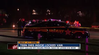 Boy dies trapped in van in school school parking lot: 'Tell my mom I love her,' boy said in 911 call