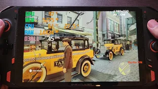 OneXPlayer 1S 1195G7 | Mafia: Definitive Edition 2020 | Intel Iris Xe Performance