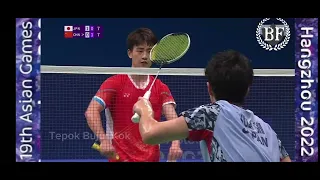 Wang chang / Liang Wei Keng VS Takuro Hoki / Yugo Kobayashi || Badminton Asian Games 2022/2023