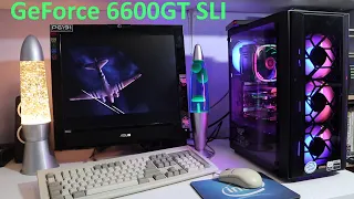 GeForce 6600GT SLI.