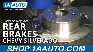 How to Replace Rear Brakes 14-18 Chevy Silverado