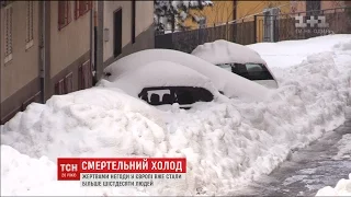 У Європі більше 60 людей стали жертвами негоди