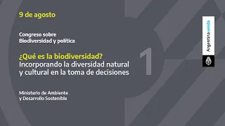 Congreso biodiversidad y política | Charla 1. ¿Qué es la biodiversidad?