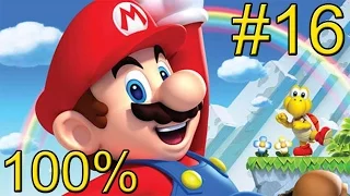 New Super Mario Bros U {Wii U} прохождение часть 16 — Замок Принцессы Пич #2 на 100% (Финал)
