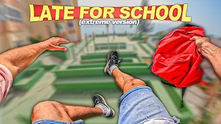 LATE FOR SCHOOL (Extreme Parkour POV)