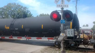 CN Train Going Past the Spaulding Junction, IL in the morning!