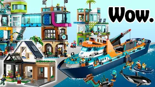 LEGO City summer 2023 official pics! $200+ set, new ship, Skate Park, Car Wash, Orca, Seal, Turtle +