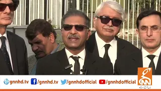 Barrister Ali Zafar And Gohar Khan Important Media Talk after meeting with Imran Khan