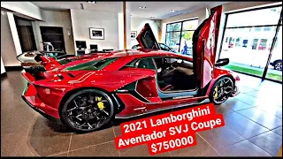 2021 Lamborghini Aventador SVJ Coupe Is $750000 *PIECE OF ART* Walkaround Review in [4K]