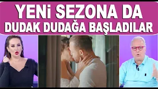 Sen Çal Kapımı dizisinde Hande Erçel ve Kerem Bursin yeni sezona da dudak dudağa başladı!