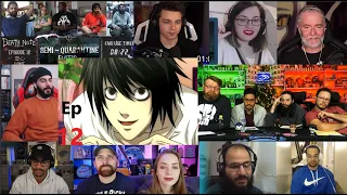 Death Note Episode 12 Reaction Mashup | Light is in Danger ⚡ 😎