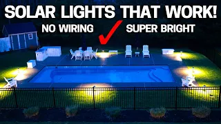 BEST SOLAR LIGHT REVIEW - Just as bright as WIRED Lights!